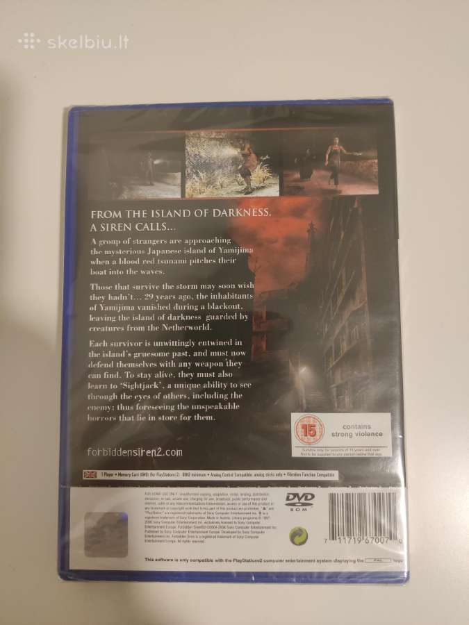 Forbidden siren 2 ps2 UK pal - nuotraukos Nr. 2