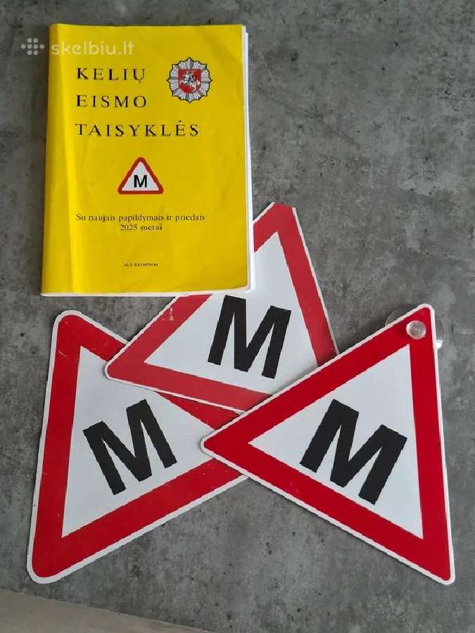 Kelių eismo taisyklės 2025 leodimo ir 3 vnt. M