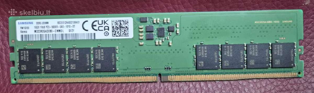 Ddr5 RAM 16gb Samsung Ddr5-5600