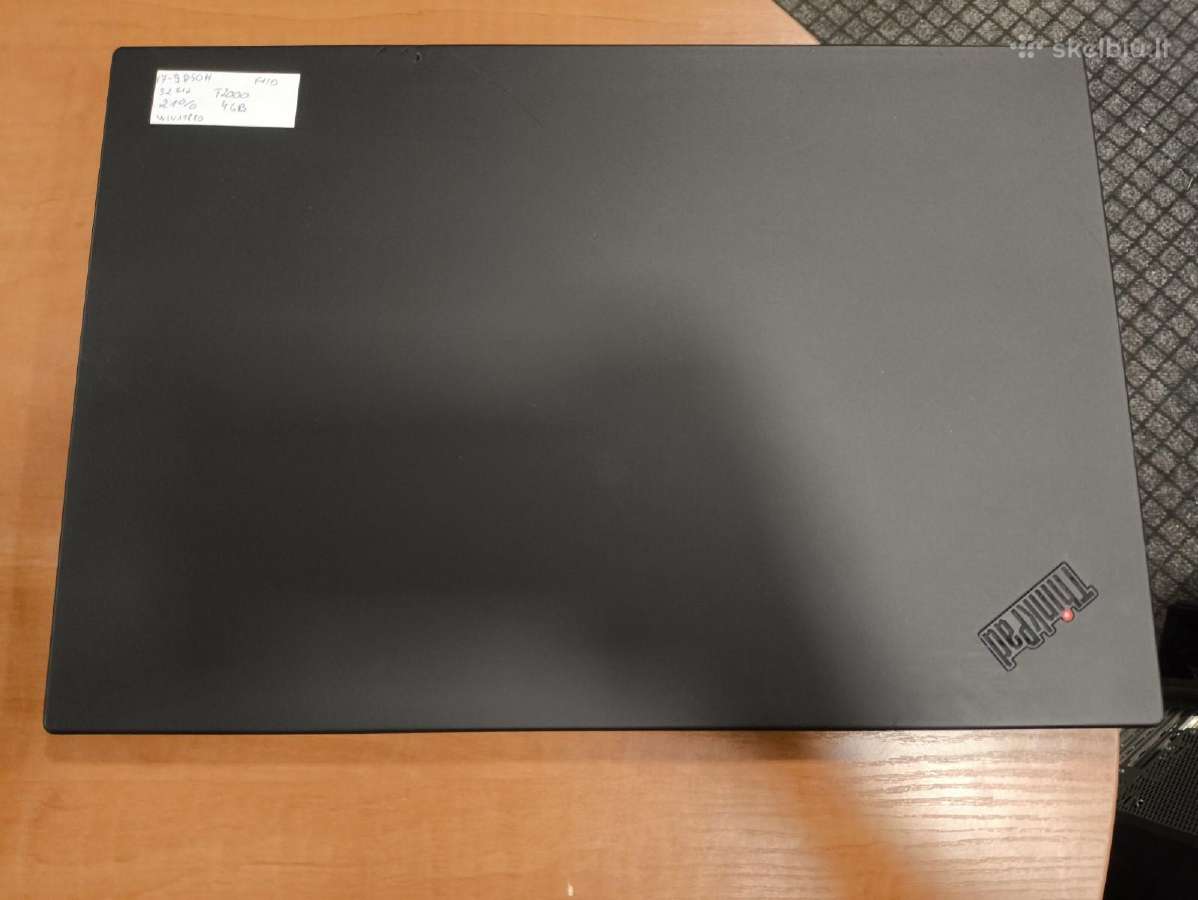 I7-9750h 32gb 512gb SSD Quadro T1000 4gb 21% - nuotraukos Nr. 3