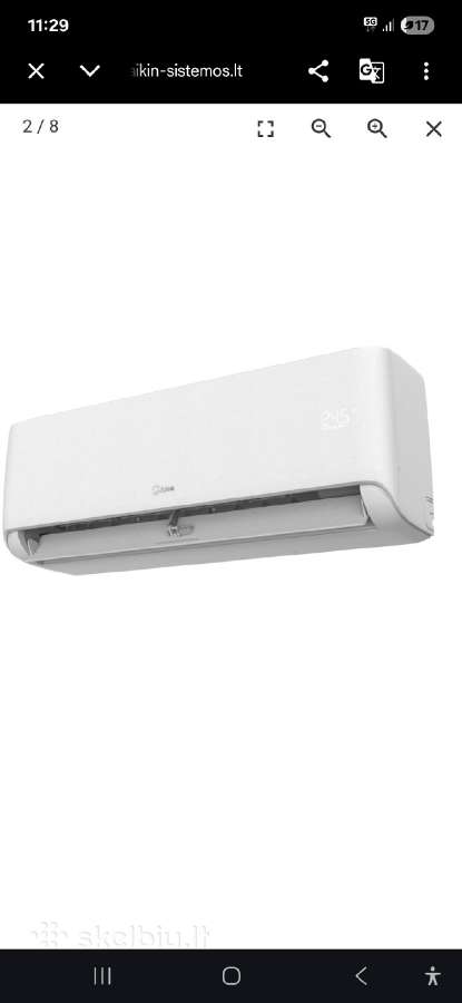 Midea kondicionieriais vidinis blokas