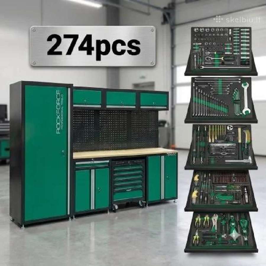 Profesionalus Rockforce darbastalis 1650€