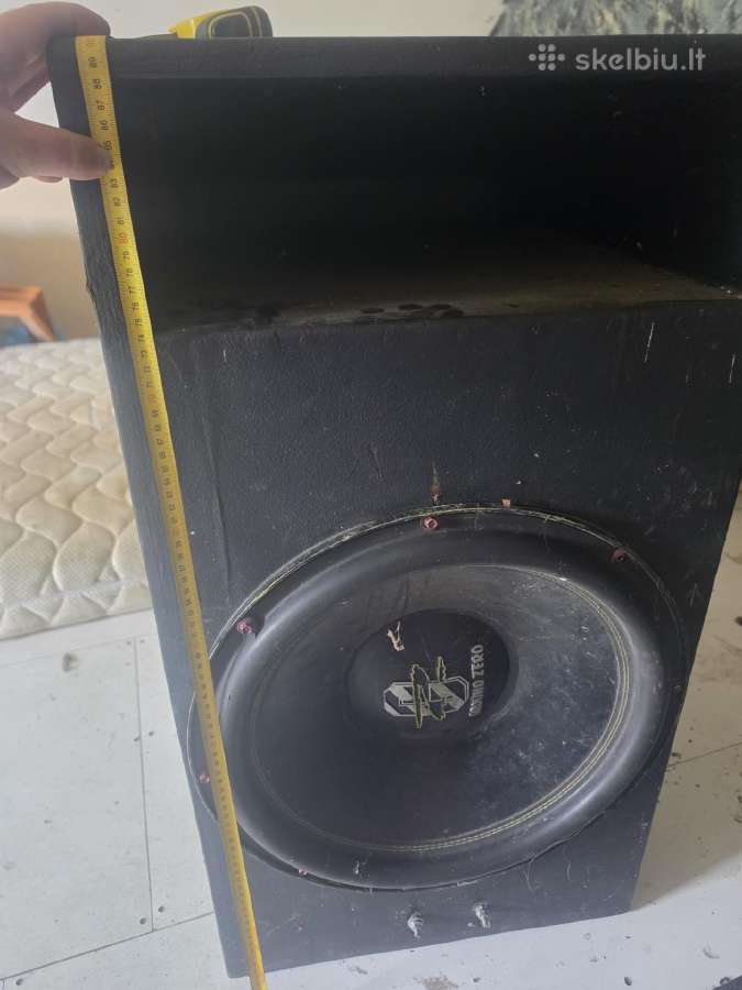 Parduodu suba ground zero gzhw 18xspl d1 4000w
