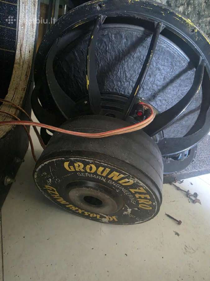 Parduodu suba ground zero gzhw 18xspl d1 4000w - nuotraukos Nr. 4