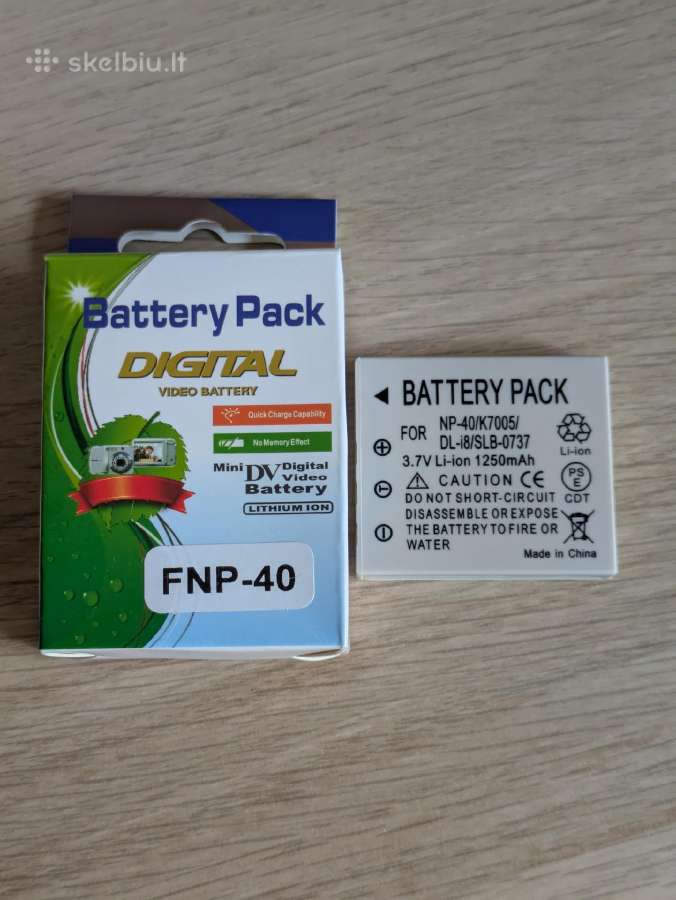 Baterija np 40 fujifilm panasonic samsung