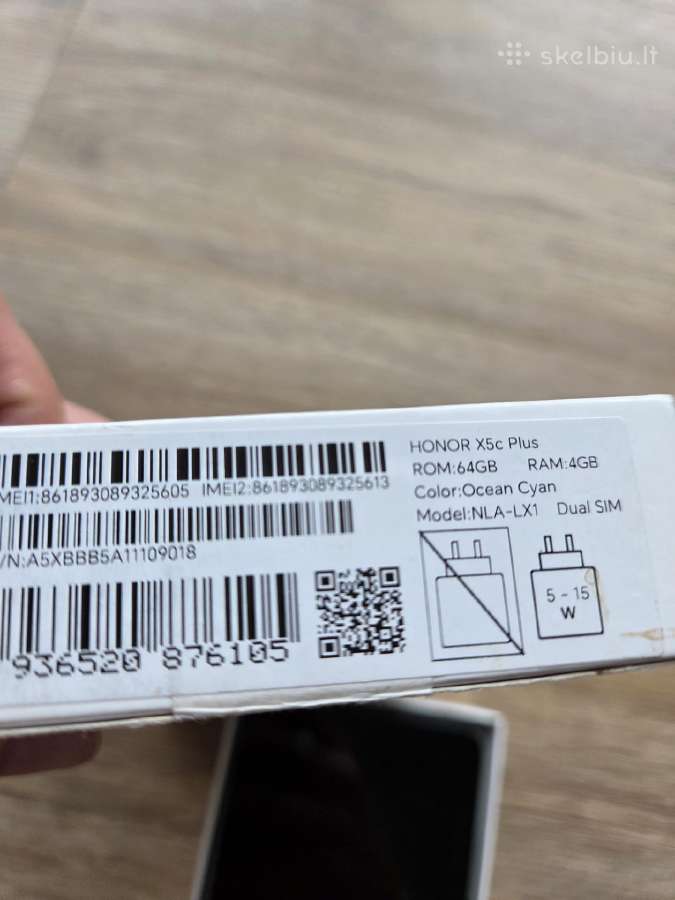 Honor X5c Plus 64gb Tcl 501 32gb telefonas - nuotraukos Nr. 8