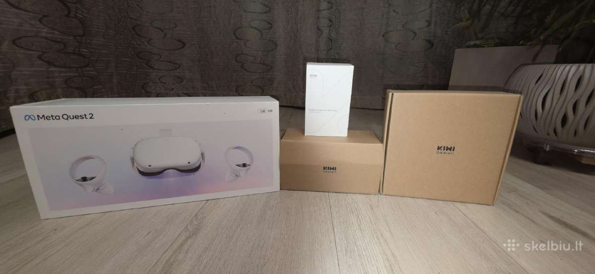 Parduodamas Oculus Quest 2 su kiwi priedais
