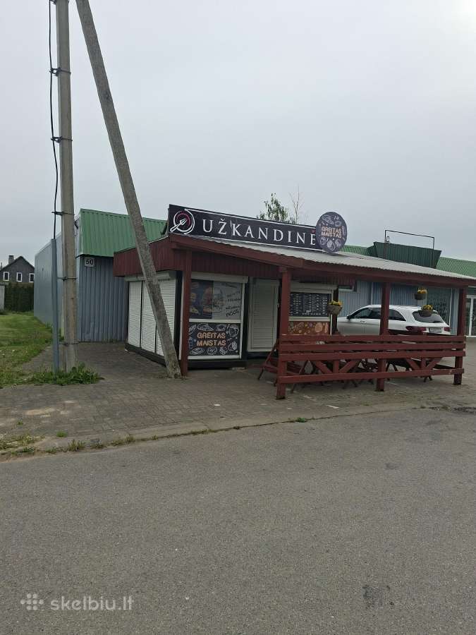 Parduodamas kebabinės-picerijos kioskas