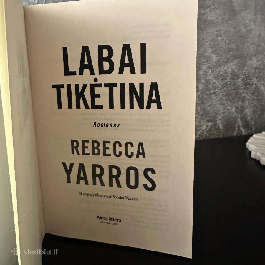 Rebbeca Yarros - “Labai Tikėtina - nuotraukos Nr. 4