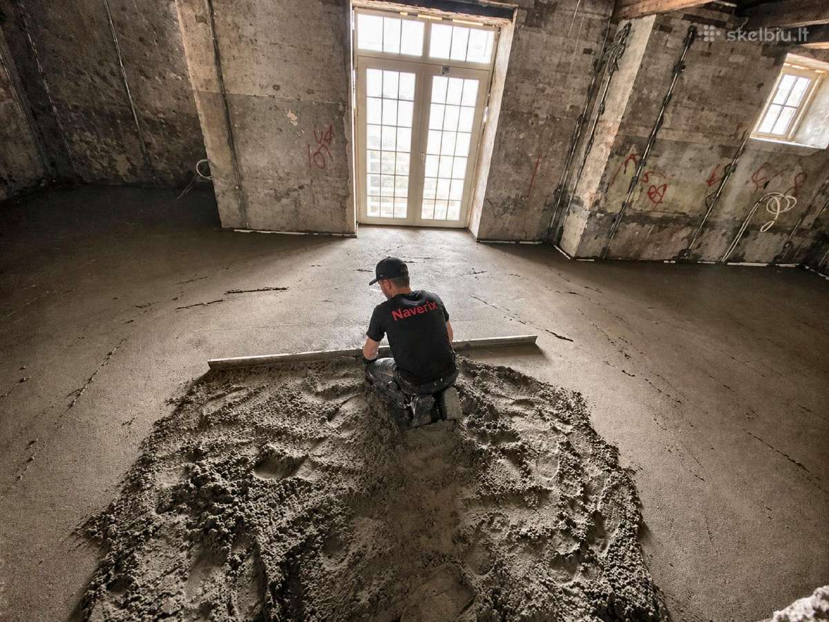 Grindų betonavimas Vilniuje ir aplinkui