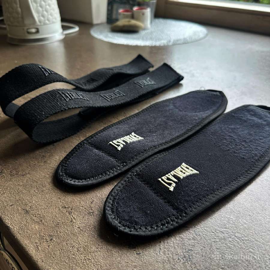 Everlast Lifting Straps + Wrist Wraps Set - nuotraukos Nr. 2