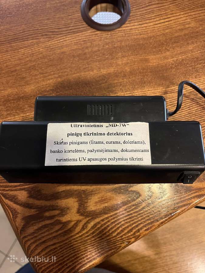 Pinigų tikrintuvas-detektorius Uv - nuotraukos Nr. 5