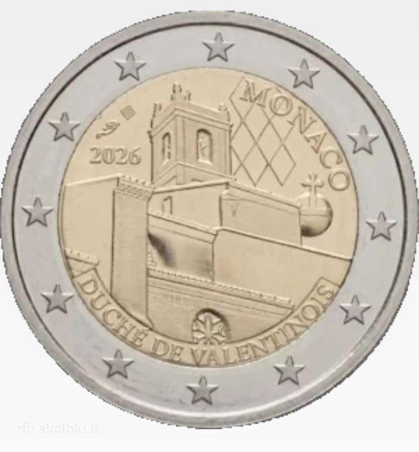 Monakas 2026 2 eurai proof