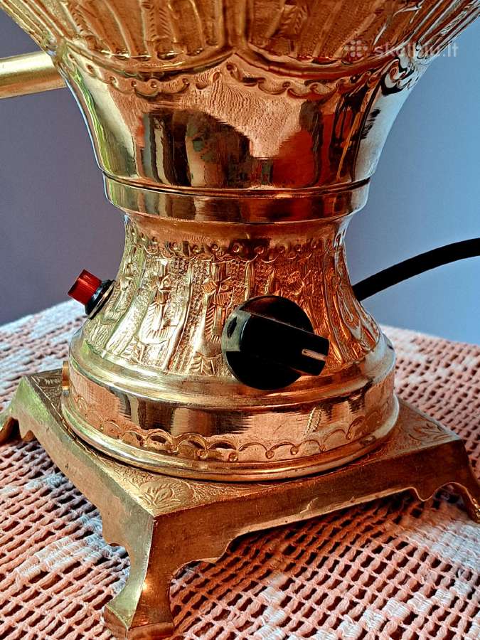 2,5l vintažinis žalvarinis naujas virdulis. - nuotraukos Nr. 2