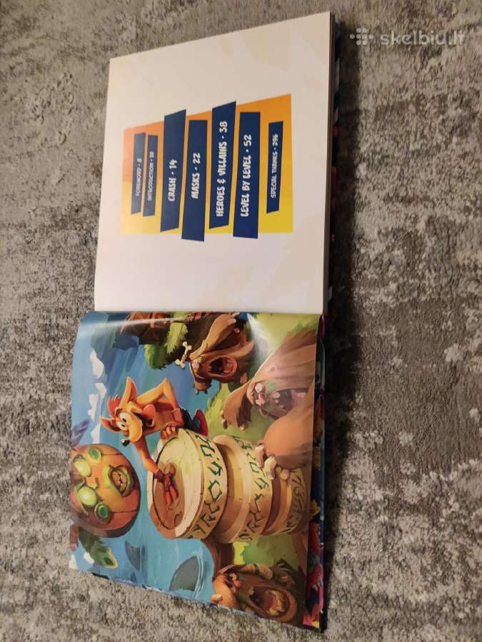 Crash bandicoot 4 IT's about time artbook - nuotraukos Nr. 3