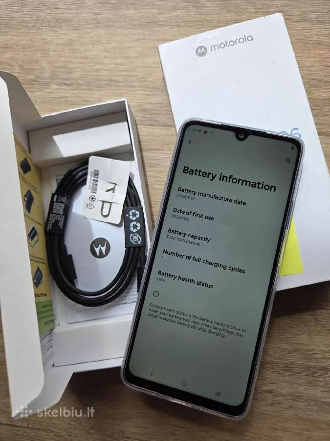 Motorola Moto G06 G56 Telefonas - nuotraukos Nr. 13