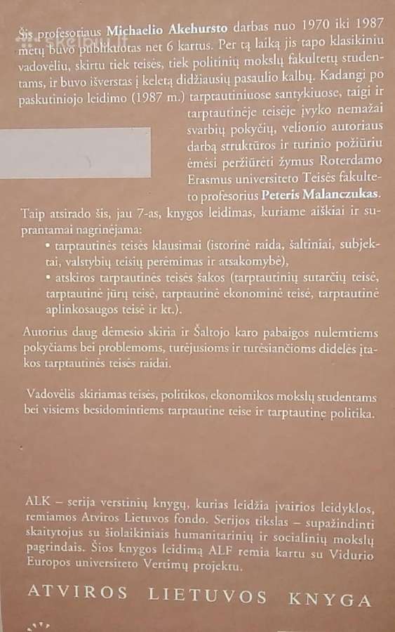 Šiuolaikinis tarptautinės teisės įvadas - nuotraukos Nr. 3