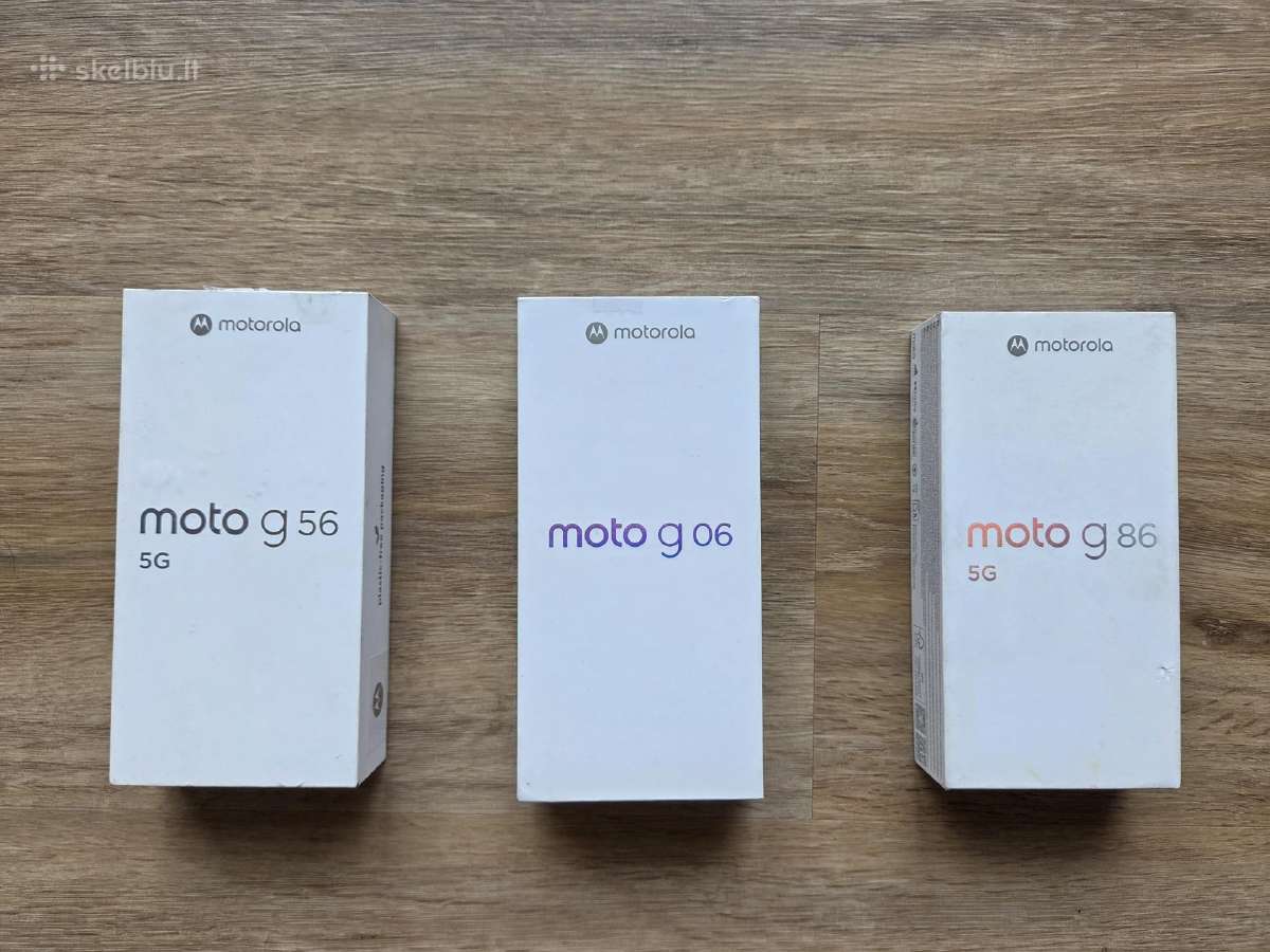 Motorola Moto G06 G86 G56 Telefonas