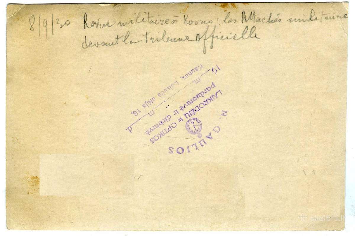 1930 karo atašė attache Kaune Petras Kirlys - nuotraukos Nr. 7