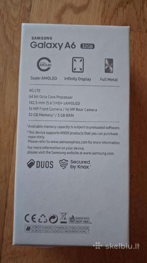 Samsung Galaxy A6 - nuotraukos Nr. 3