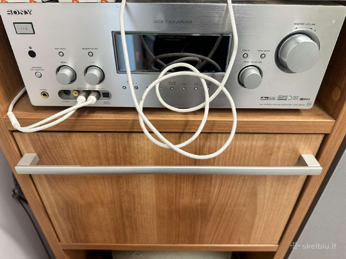 Radiotehnika S-90 kolonėlės + Sony stiprintuvas