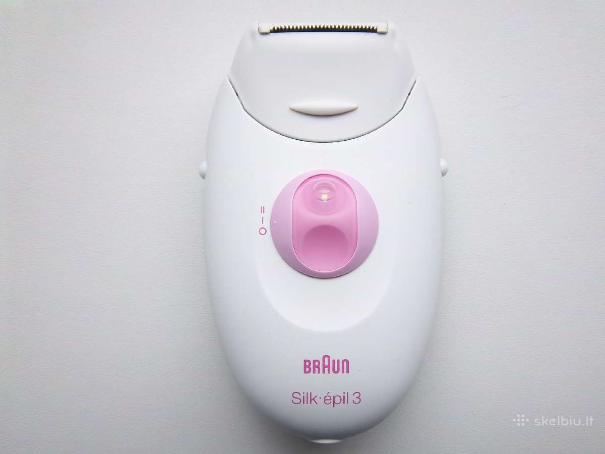 Braun Silk epil 3, baltas/rožinis - Epiliatorius