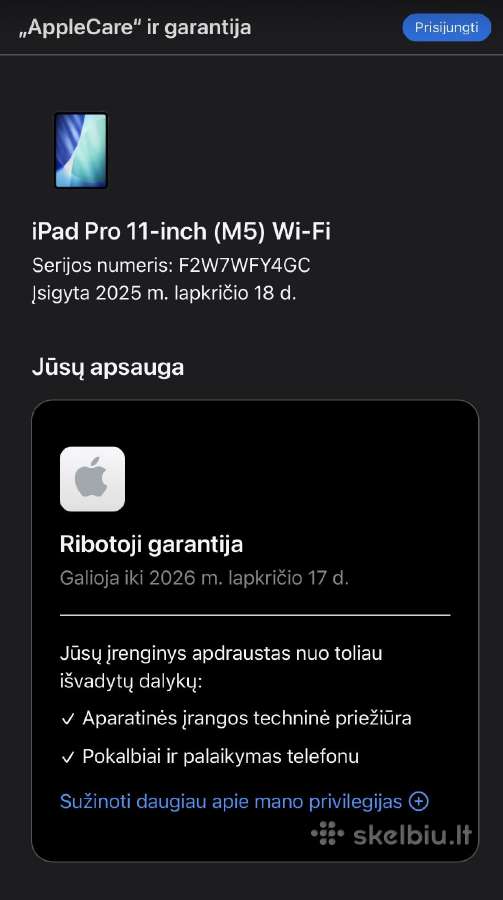 Apple iPad Pro M5 256gb 2025m - nuotraukos Nr. 4
