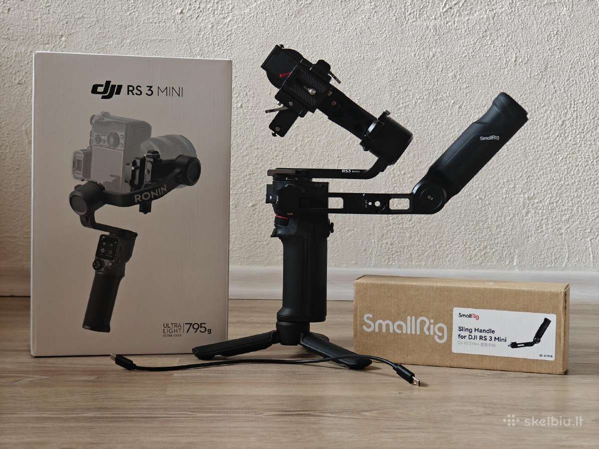 Dji Rs3 mini + priedai