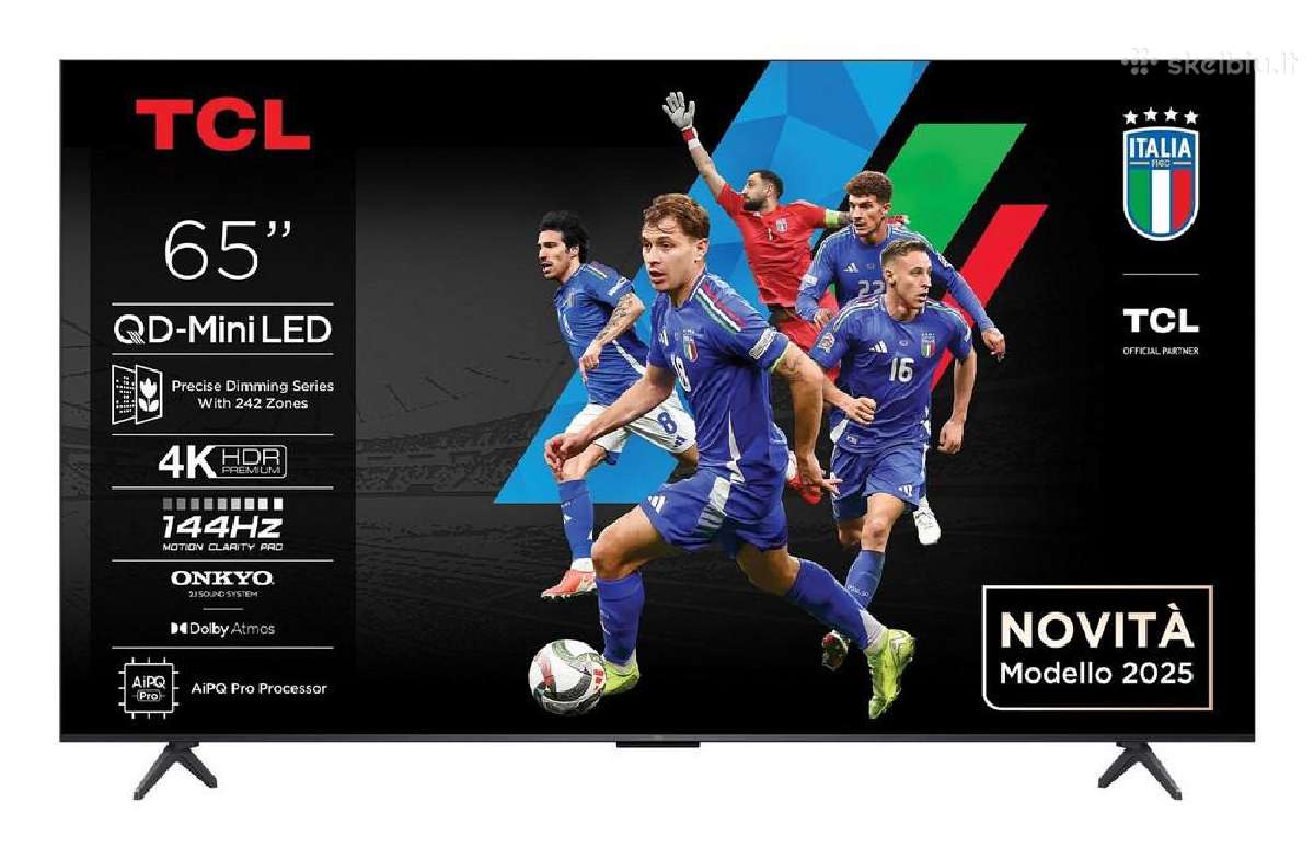 Televizorius Tcl 65q6c Qd mini-LED 65 coliai