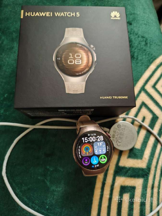 Išmanusis laikrodis huawei watch 5 42mm