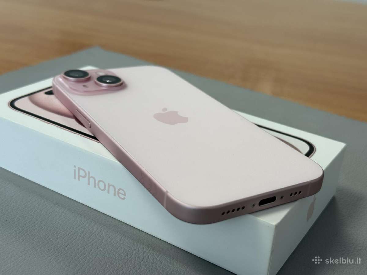 iPhone 15 128gb labai gražiai atrodo gyvai