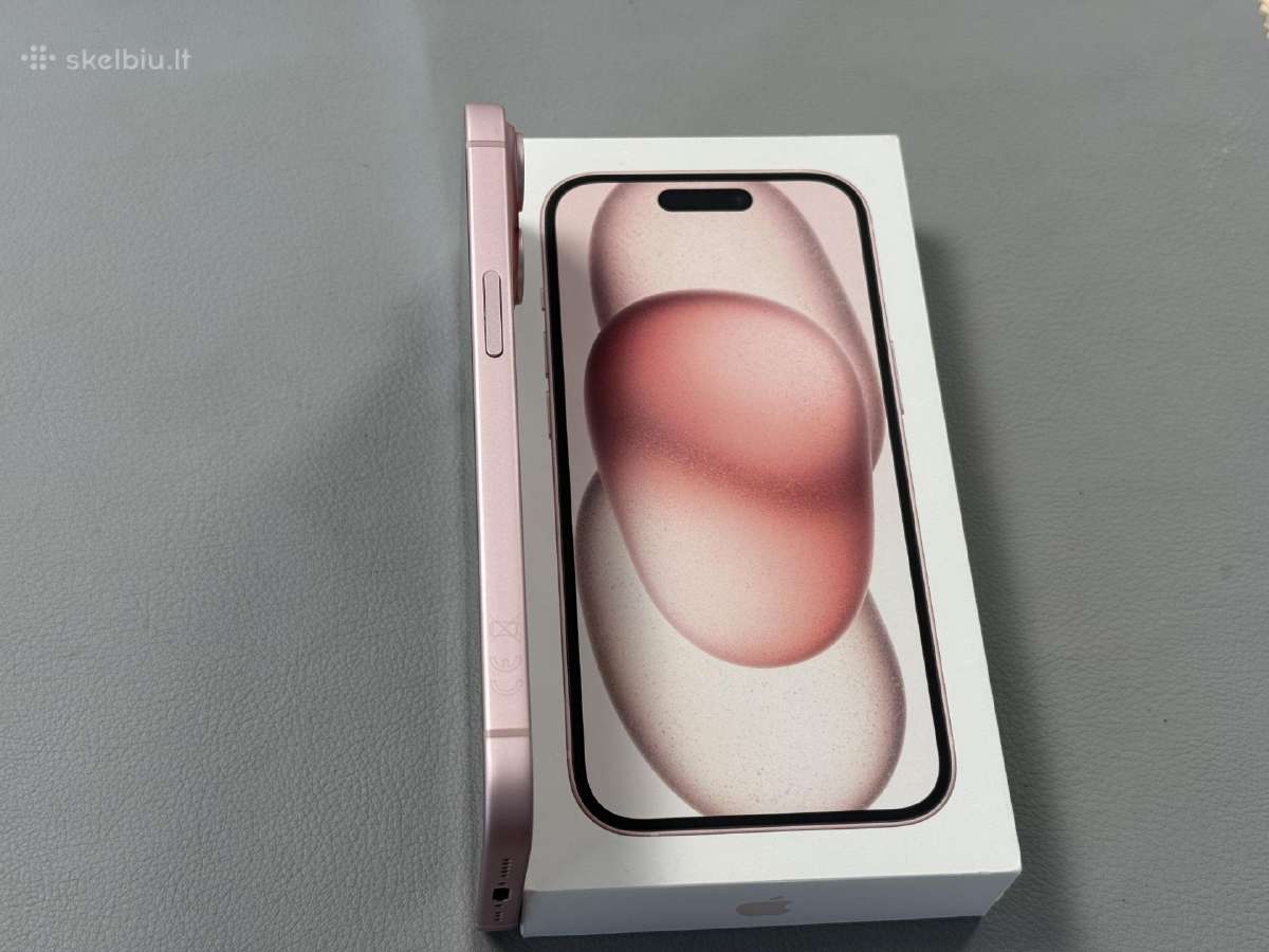 iPhone 15 puikios būklės
