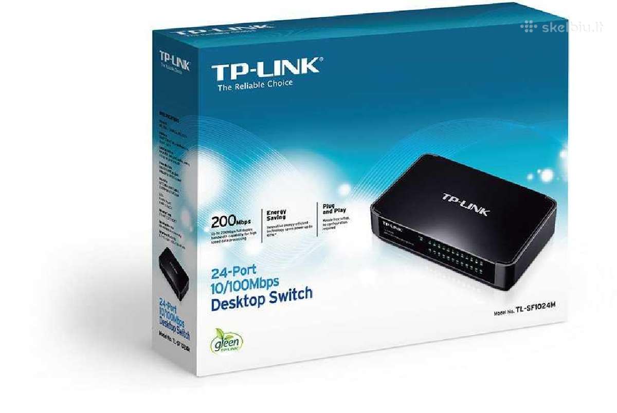 24 port Tp-link (naujas, nemokamas siuntimas!)