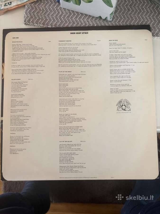 Queen “sheer heart attack 1974 emi - nuotraukos Nr. 4