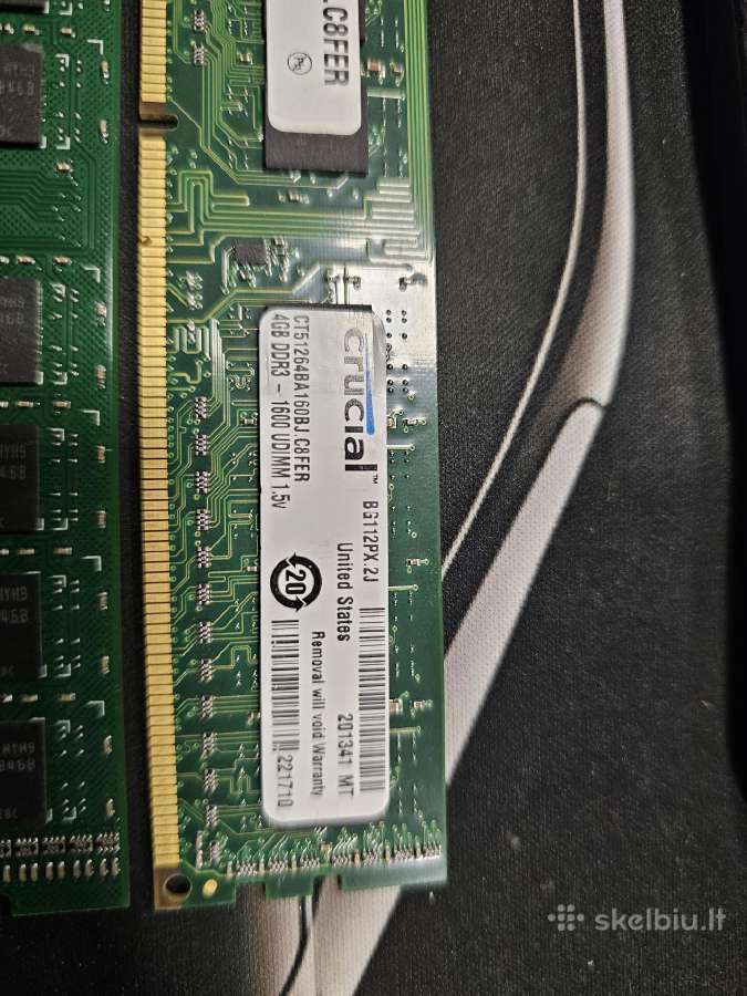 Ddr 3 RAM 4 ir 8 GB - nuotraukos Nr. 4