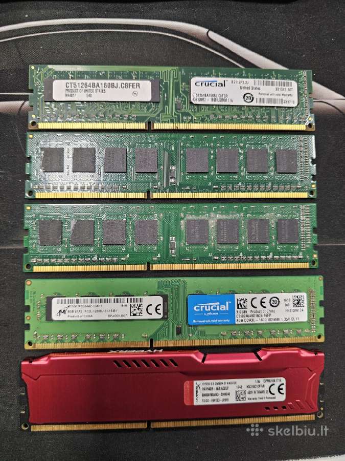 Ddr 3 RAM 4 ir 8 GB