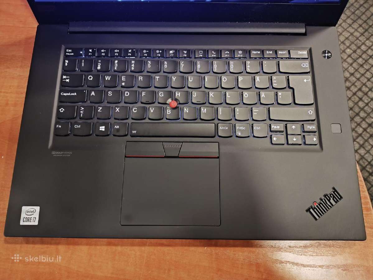 P1 Gen3 15.6 Ips i7-10850h 64gb 512gb T1000 4gb - nuotraukos Nr. 2