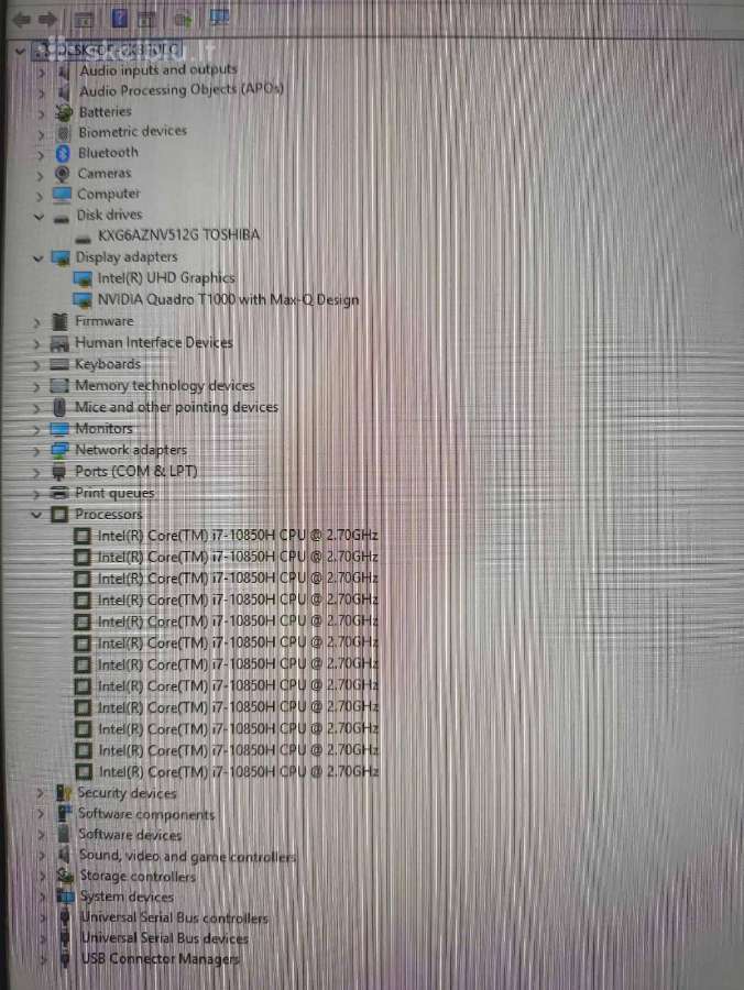 P1 Gen3 15.6 Ips i7-10850h 64gb 512gb T1000 4gb - nuotraukos Nr. 5