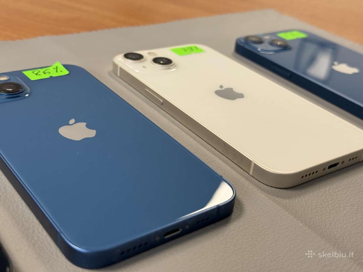 iPhone 13 su 128gb ir su 256gb be subraižymų - nuotraukos Nr. 15