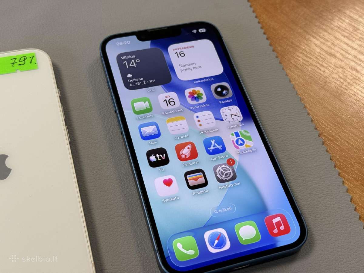 iPhone 13 su 128gb ir su 256gb be subraižymų - nuotraukos Nr. 19