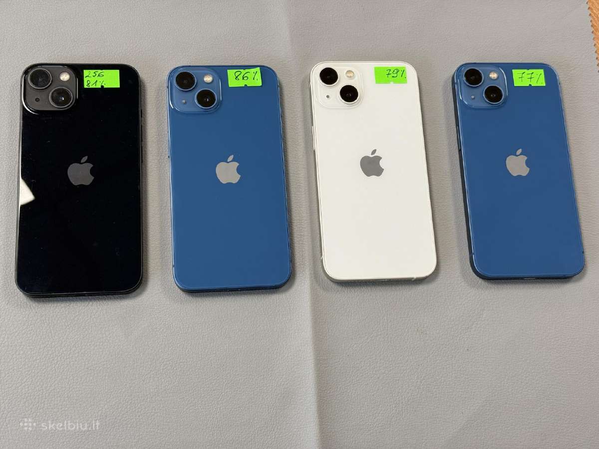 iPhone 13 su 128gb ir su 256gb be subraižymų - nuotraukos Nr. 2