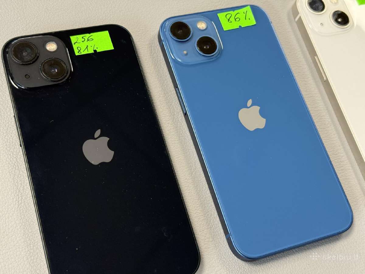 iPhone 13 su 128gb ir su 256gb be subraižymų - nuotraukos Nr. 12
