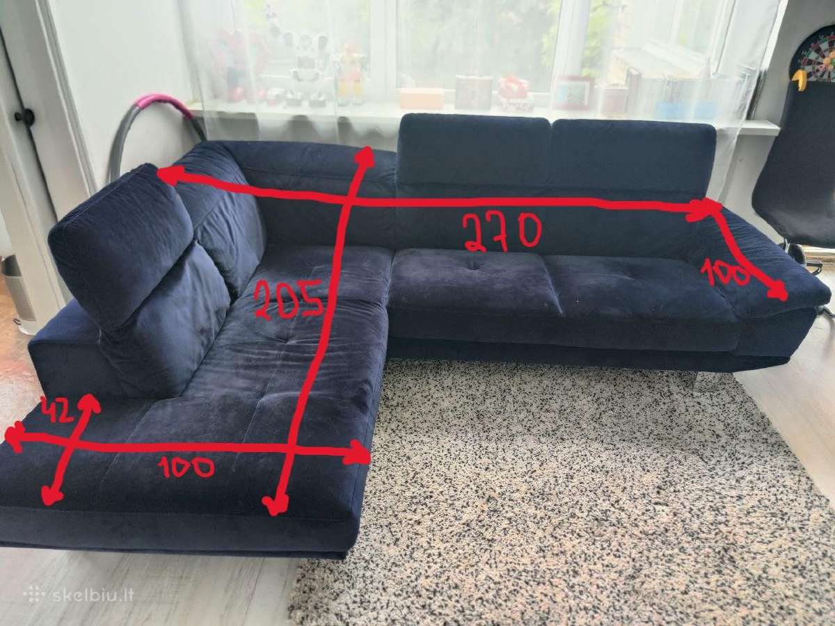 Kampinė sofa Softaly