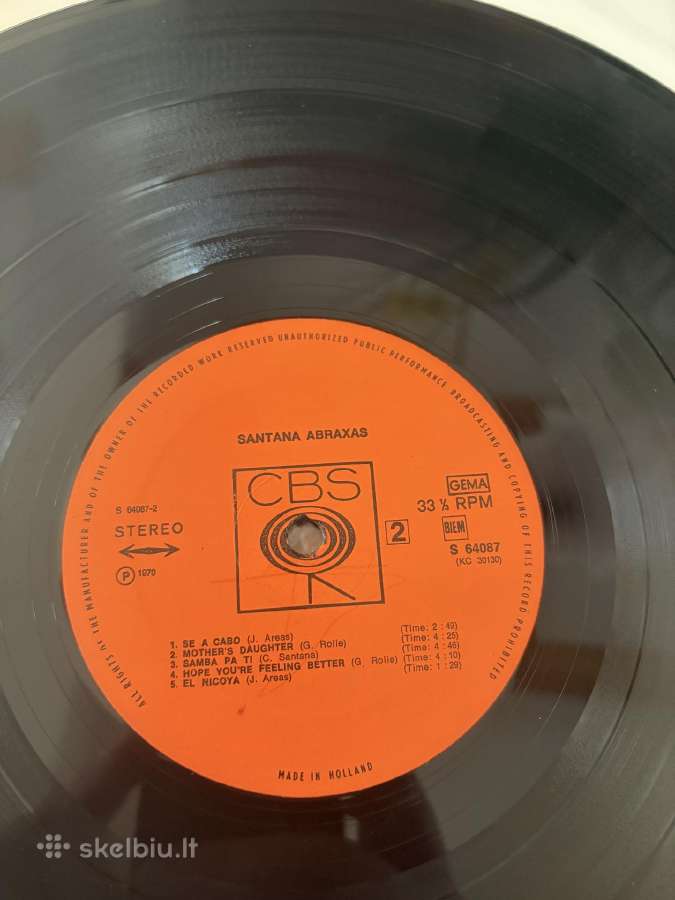 Santana rinkinys susidedantis iš 3 albumu - nuotraukos Nr. 7
