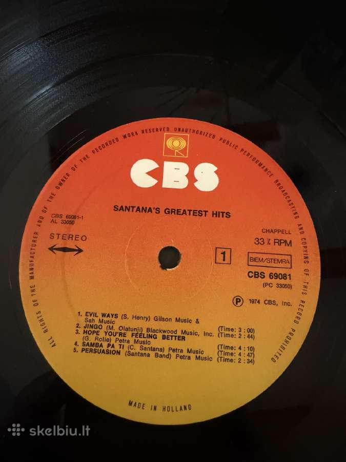 Santana rinkinys susidedantis iš 3 albumu - nuotraukos Nr. 11