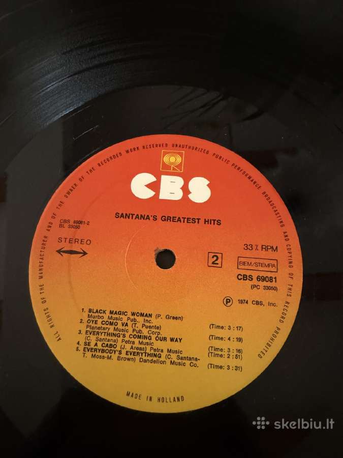 Santana rinkinys susidedantis iš 3 albumu - nuotraukos Nr. 13