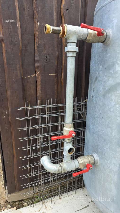 Oro resiveris vokiškas cinkuotas 1500ltr - nuotraukos Nr. 4