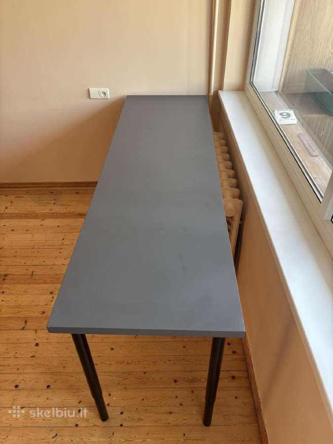 Pilkas rašomasis stalas/desk Ikea Lagkapten 200x60 - nuotraukos Nr. 3