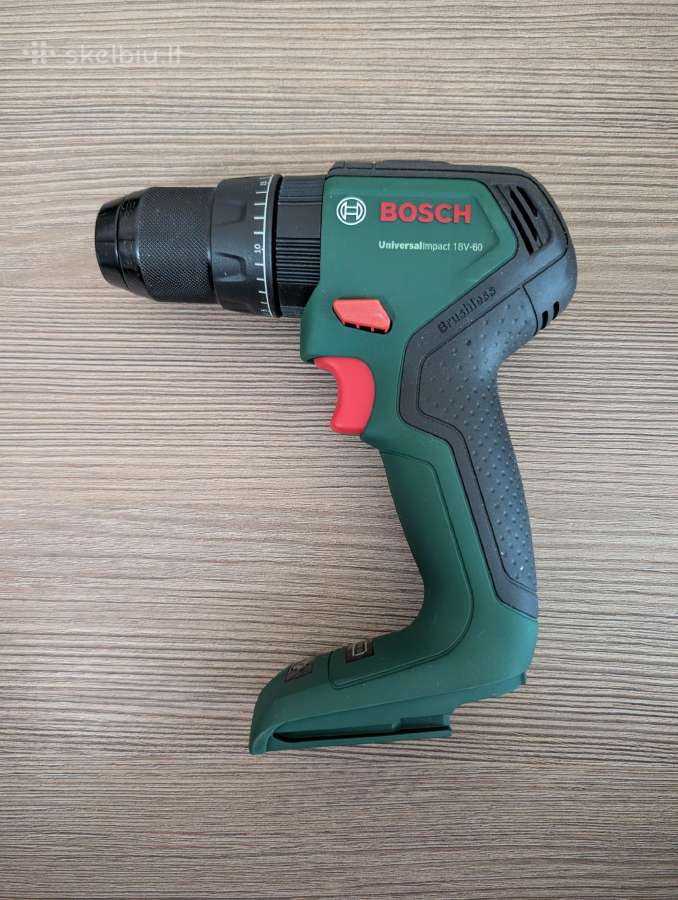 Bosch Universalimpact 18v-60 gręžtuvas, garantija - nuotraukos Nr. 4