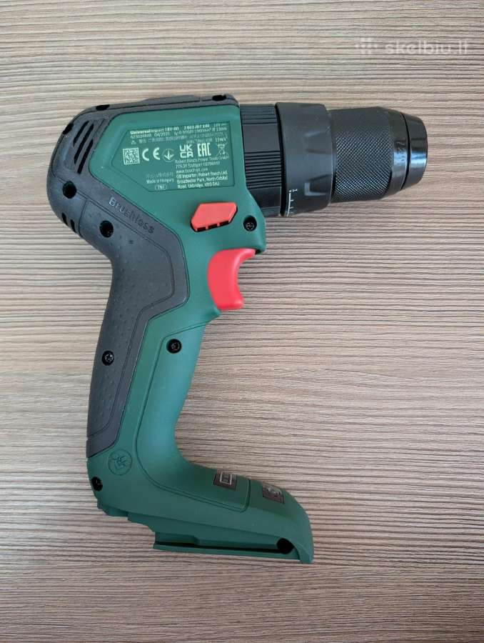 Bosch Universalimpact 18v-60 gręžtuvas, garantija - nuotraukos Nr. 5